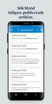 Göteborgs-Posten E-tidning android App screenshot 9