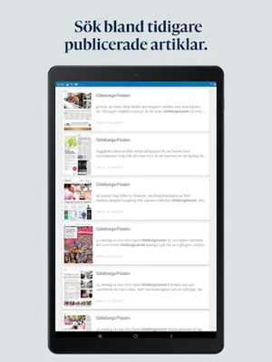 Göteborgs-Posten E-tidning android App screenshot 2