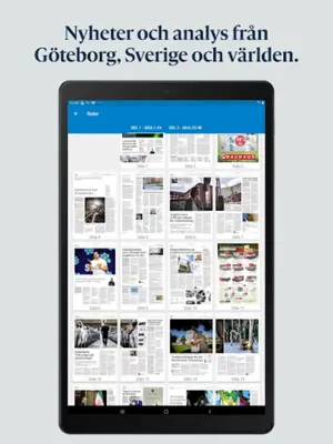 Göteborgs-Posten E-tidning android App screenshot 4